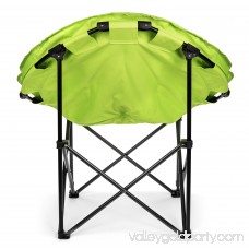 Lucky Bums Moon Camp Kids Adult Indoor Outdoor Comfort Lightweight Durable Chair with Carrying Case, Green, Large 568935378